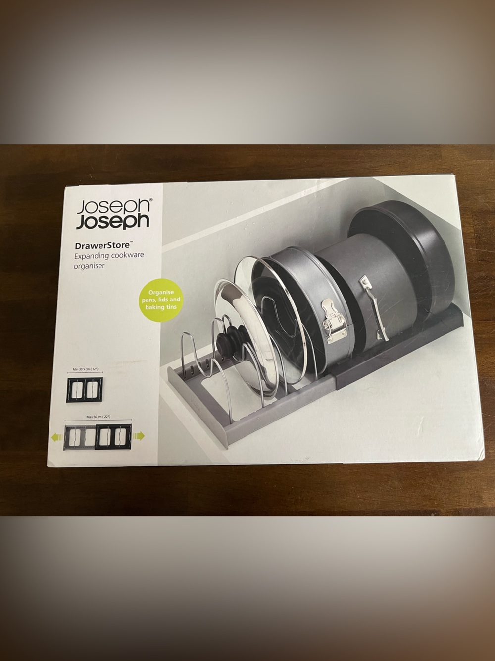 Joseph Joseph DrawerStore Expanding Cookware Organizer - Gray